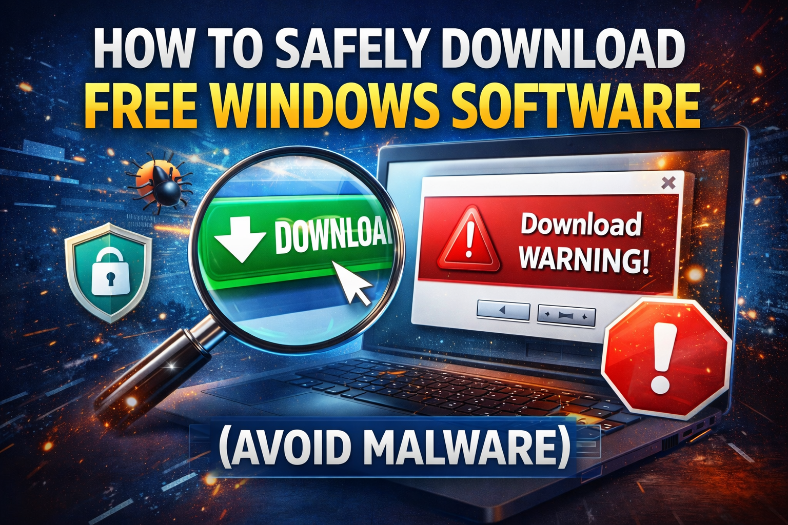 How to Safely Download Free Windows Software (Avoid Malware)